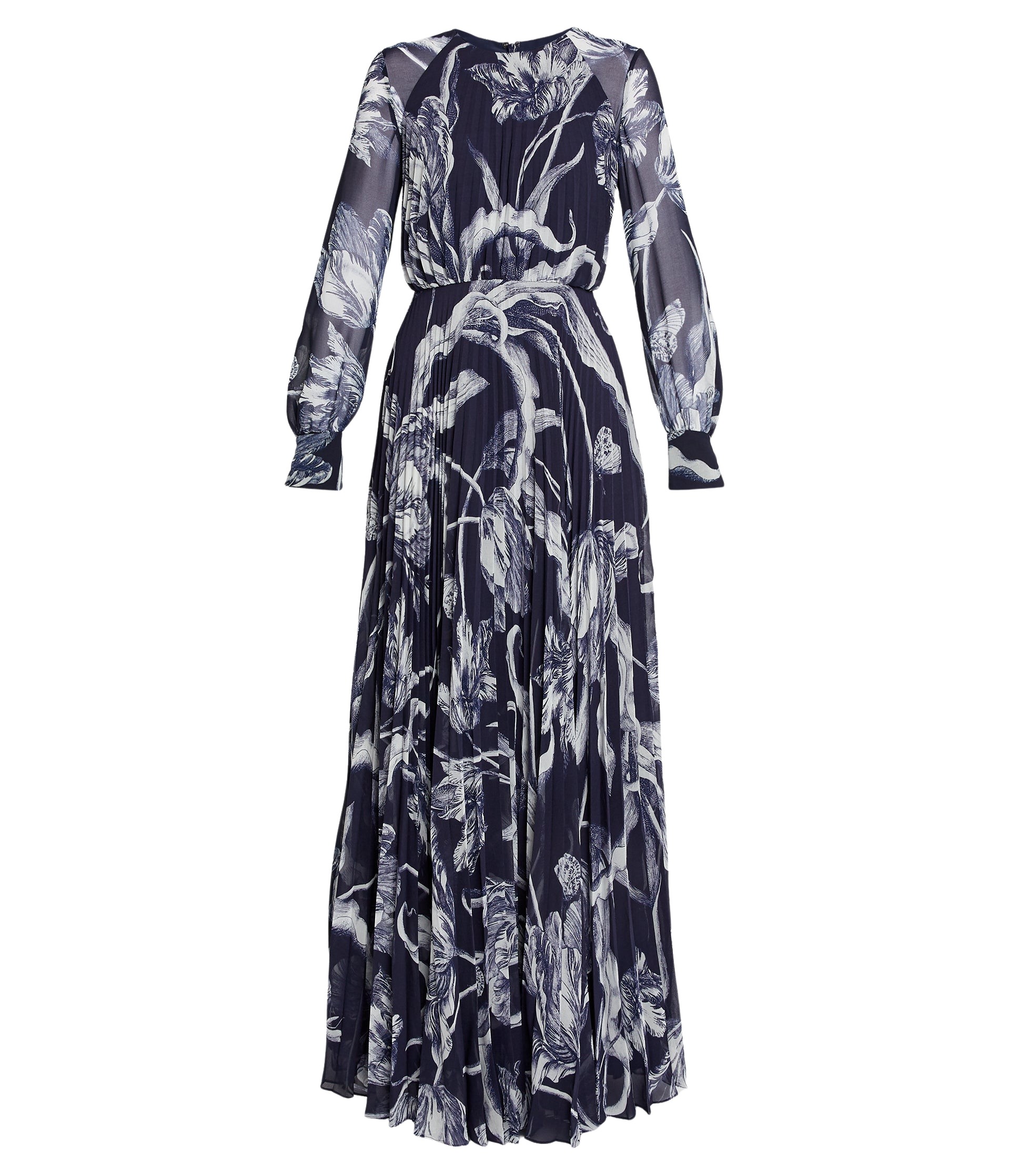Erdem Floral Print Voile Long Sleeve Gown - Dresses - British Romantic Luxury at Luxury Shoes 