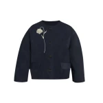 Erdem Flower Jacquard Cropped Jacket