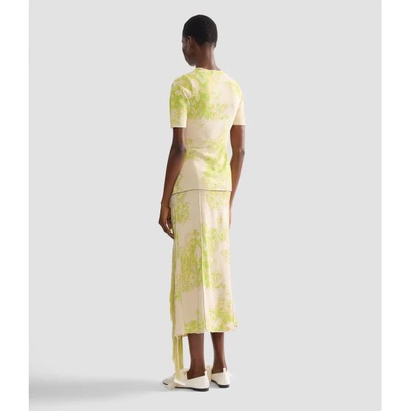 Erdem French Fray Short Sleeve Knit Top, view 3
