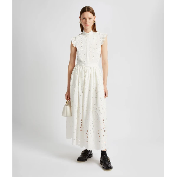 Erdem Gathered Midi Skirt - Skirts - British Romantic Luxury at Luxury Shoes 