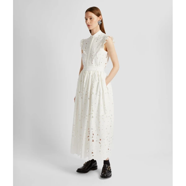 Erdem Gathered Midi Skirt - Skirts - British Romantic Luxury at Luxury Shoes 