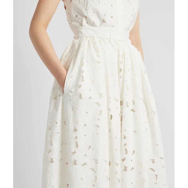 Erdem Gathered Midi Skirt - Skirts - British Romantic Luxury at Luxury Shoes 