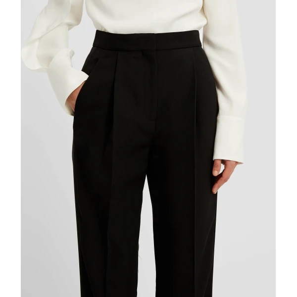Erdem Grain De Poudre Tailored Trousers - Pants - British Romantic Luxury at Luxury Shoes 
