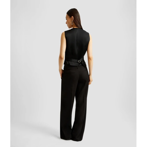 Erdem Grain De Poudre Tailored Waistcoat - Tops - British Romantic Luxury at Luxury Shoes 