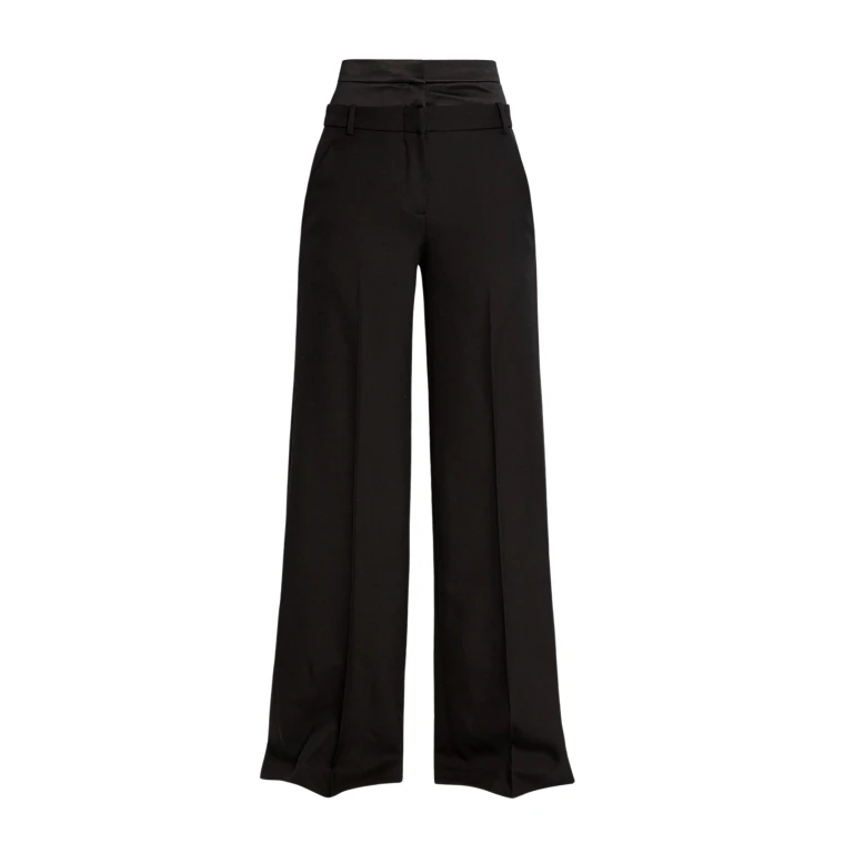 Erdem Grain De Poudre Wide Leg Trouser - Pants - British Romantic Luxury at Luxury Shoes 