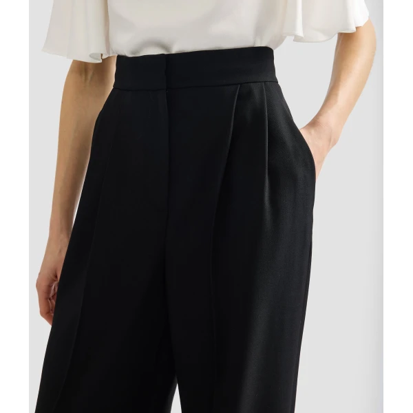 Erdem Grain De Poudre Wide Leg Trouser - Pants - British Romantic Luxury at Luxury Shoes 