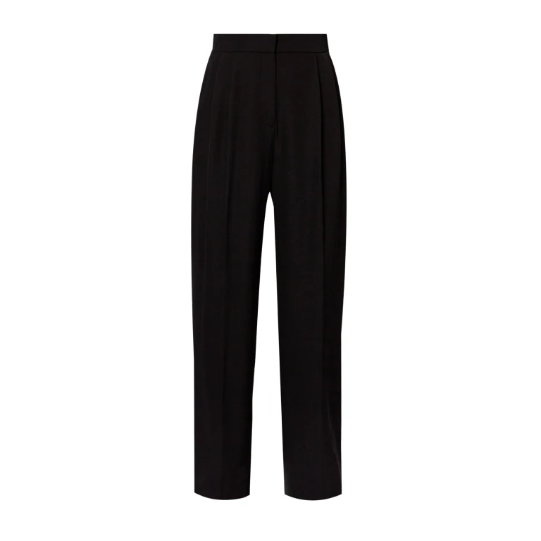 Erdem Grain De Poudre Wide Leg Trouser - Pants - British Romantic Luxury at Luxury Shoes 