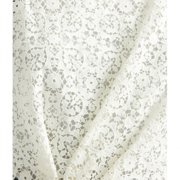 Erdem Guipure Lace Short Sleeve Blouse - Tops - British Romantic Luxury at Luxury Shoes 