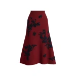 Erdem Jacquard Midi Knit Skirt - Skirts - British Romantic Luxury at Luxury Shoes 