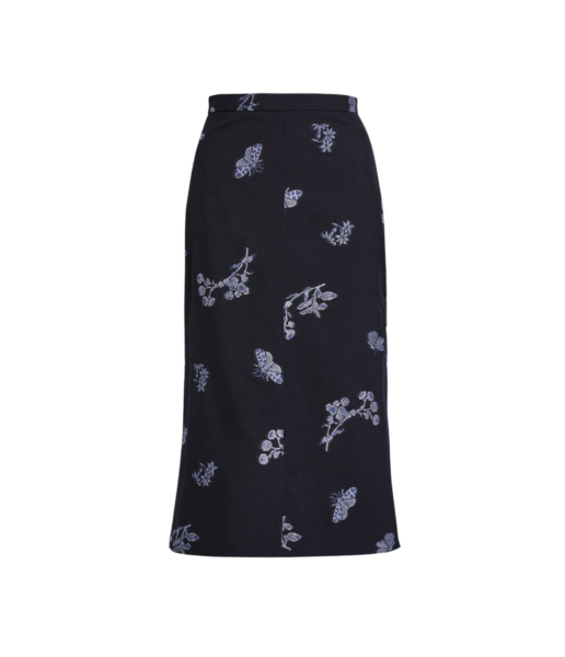 Erdem Jacquard Pencil Midi Skirt - Skirts - British Romantic Luxury at Luxury Shoes 