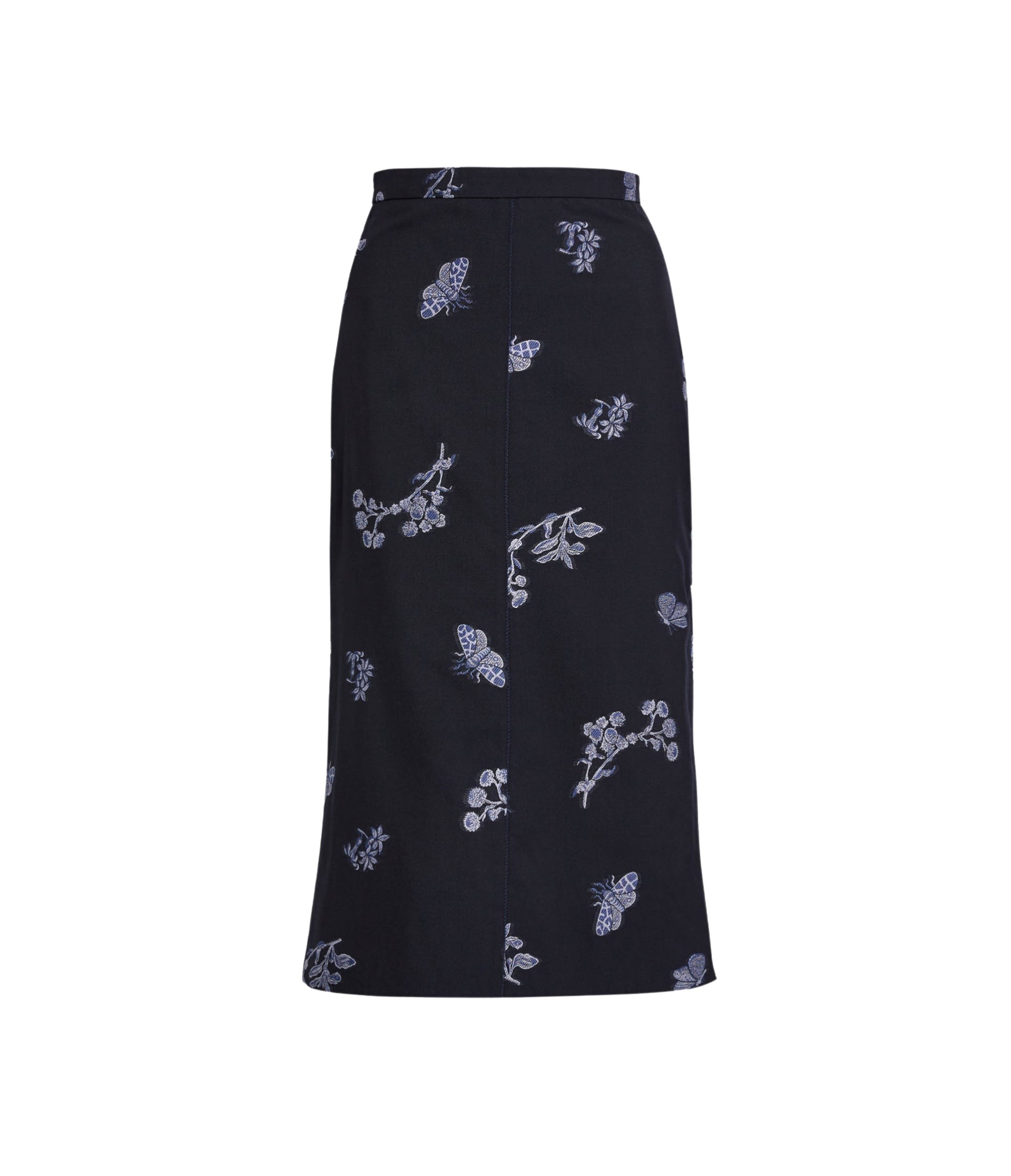 Erdem Jacquard Pencil Midi Skirt - Skirts - British Romantic Luxury at Luxury Shoes 