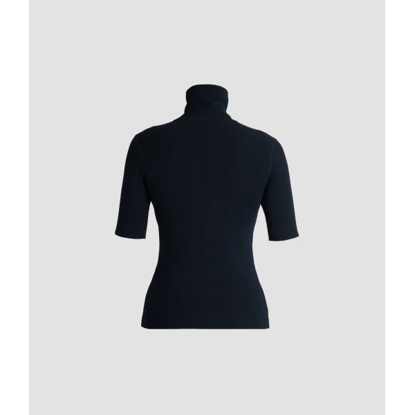 Erdem Jacquard Short Sleeve Knit Top - Knitwear - British Romantic Luxury at Luxury Shoes 