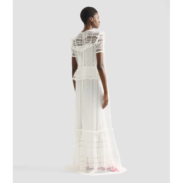 Erdem Lace Short Sleeve Gown - Dresses - British Romantic Luxury at Luxury Shoes 