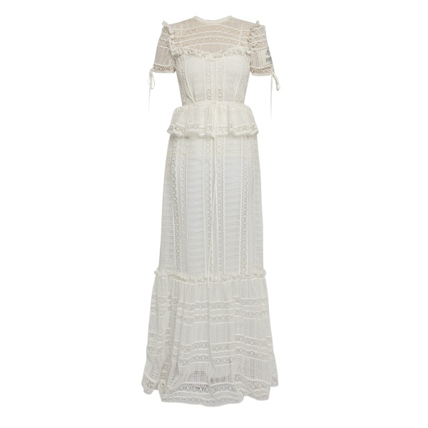 Erdem Lace Short Sleeve Gown - Dresses - British Romantic Luxury at Luxury Shoes 