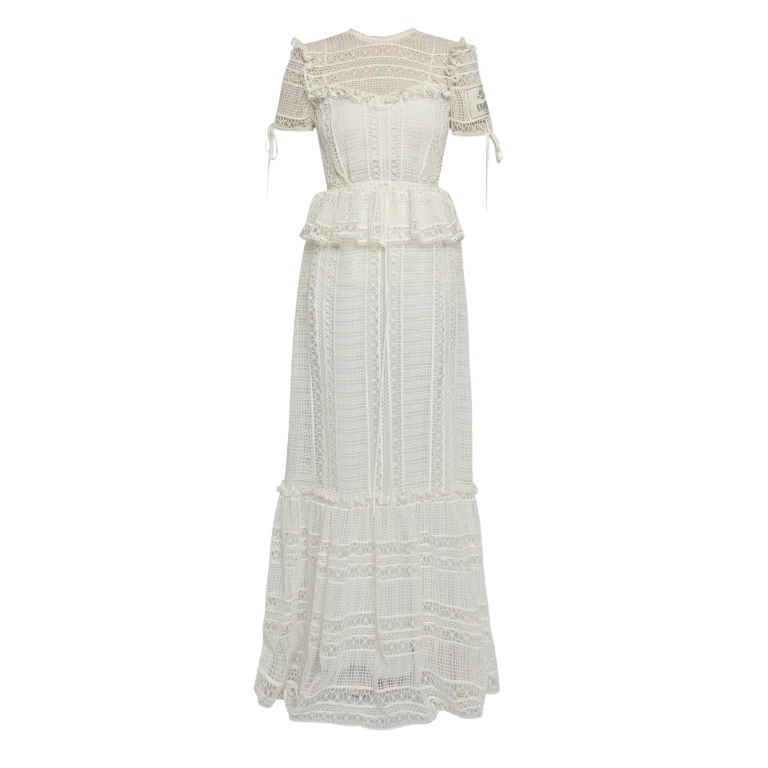 Erdem Lace Short Sleeve Gown - Dresses - British Romantic Luxury at Luxury Shoes 
