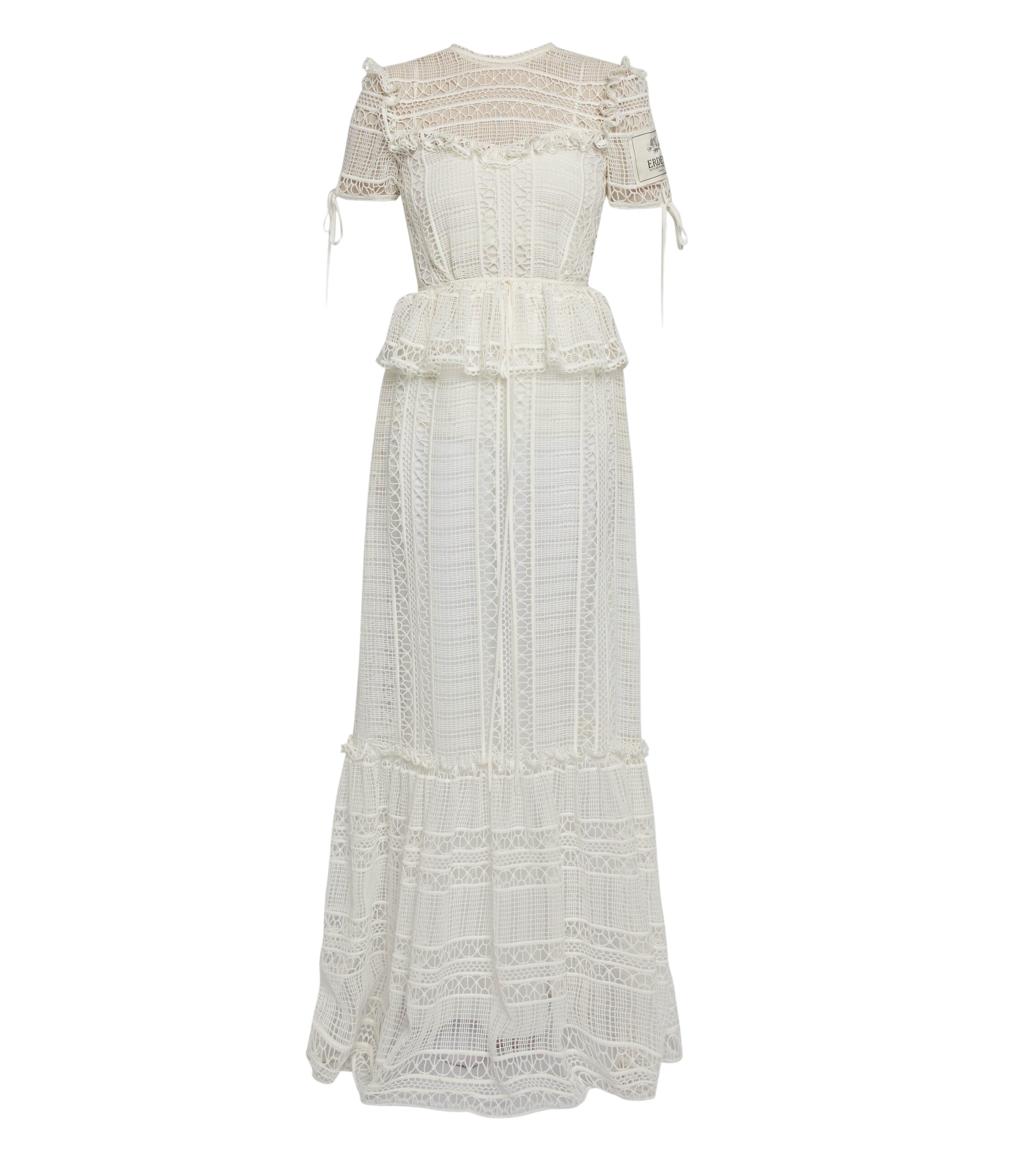 Erdem Lace Short Sleeve Gown - Dresses - British Romantic Luxury at Luxury Shoes 