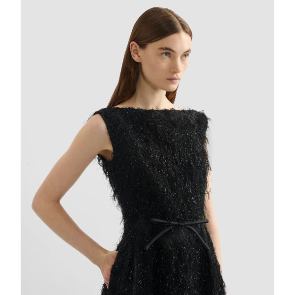 Erdem Lurex Fil Coupé Midi Dress - Dresses - British Romantic Luxury at Luxury Shoes 