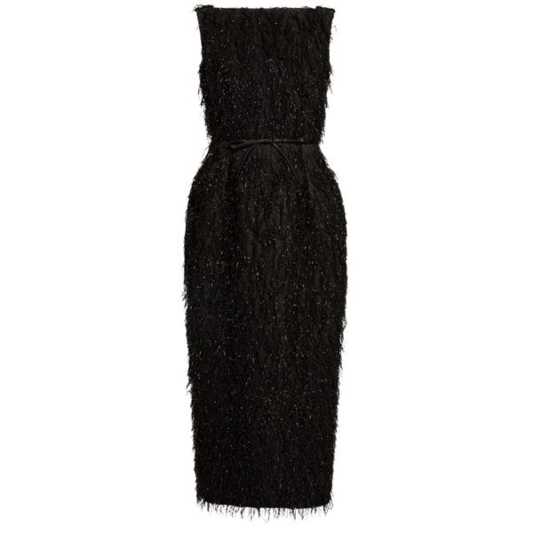 Erdem Lurex Fil Coupé Midi Dress - Dresses - British Romantic Luxury at Luxury Shoes 