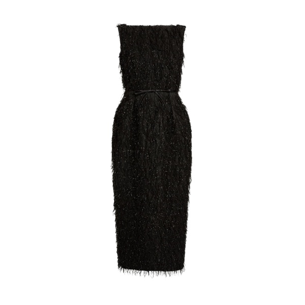 Erdem Lurex Fil Coupé Midi Dress - Dresses - British Romantic Luxury at Luxury Shoes 