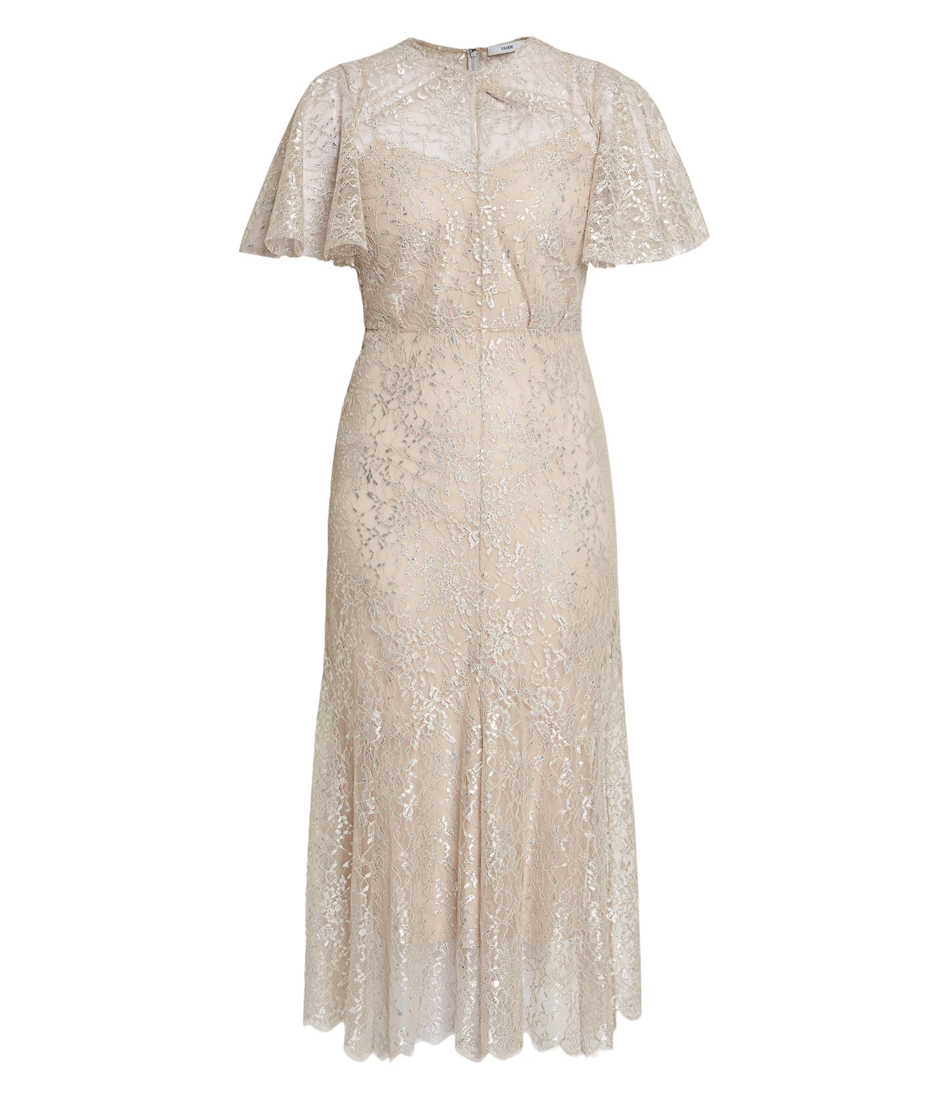 Erdem-Metallic-Lace-Midi-Dress-coveti47725_nobg Erdem Metallic Lace Midi Dress - Dresses - British Romantic Luxury at Luxury Shoes