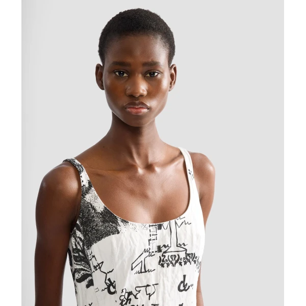 Erdem Metallised Cotton Draped Midi Dress - Dresses - British Romantic Luxury at Luxury Shoes 