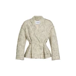 Erdem Mouline Tweed Fitted Jacket - Jackets - British Romantic Luxury at Luxury Shoes 