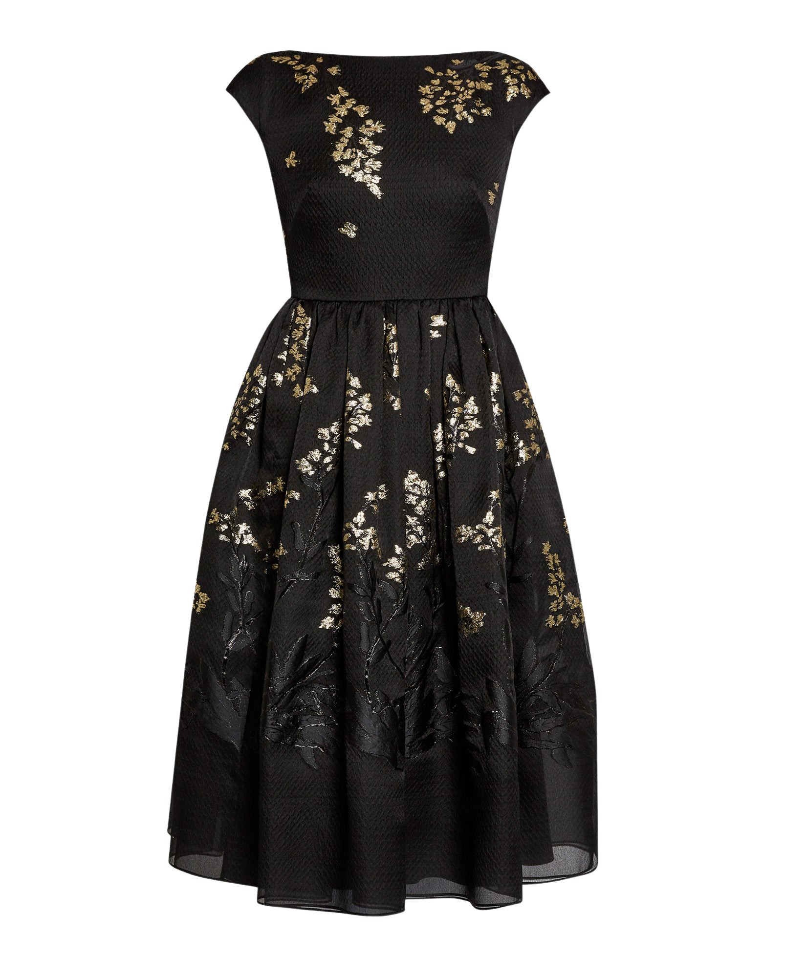 Erdem Organza Fil Coupé Midi Dress - Dresses - British Romantic Luxury at Luxury Shoes 