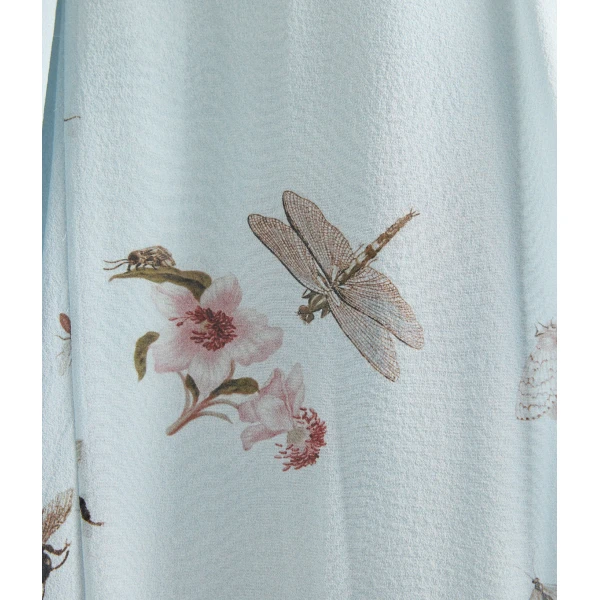Erdem Printed Silk Voile Midi Dress - Dresses - British Romantic Luxury at Luxury Shoes 