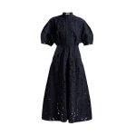 Erdem-Short-Sleeve-Midi-Shirt-Dress-coveti-273016_nobg Erdem Short Sleeve Midi Shirt Dress - Dresses - British Romantic Luxury at Luxury Shoes