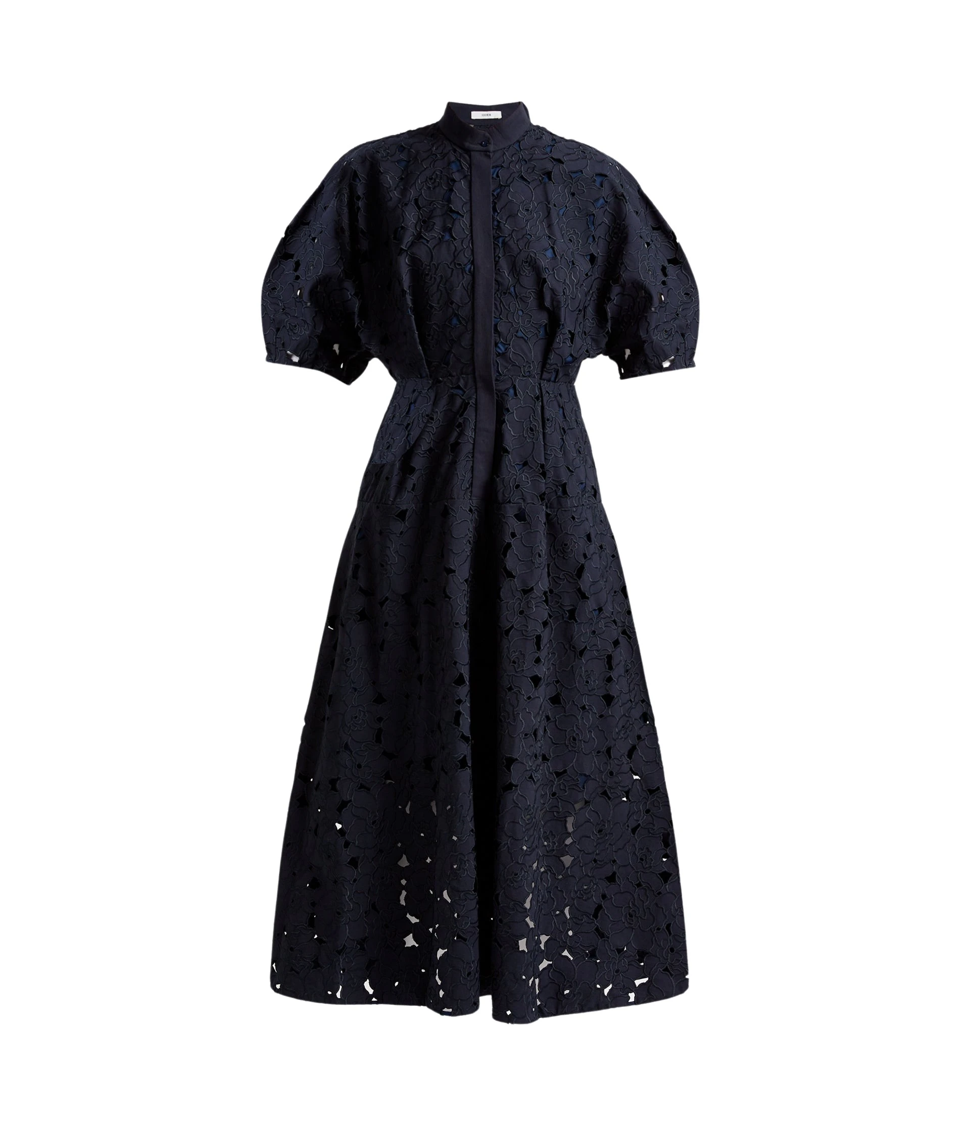 Erdem-Short-Sleeve-Midi-Shirt-Dress-coveti-273016_nobg Erdem Short Sleeve Midi Shirt Dress - Dresses - British Romantic Luxury at Luxury Shoes