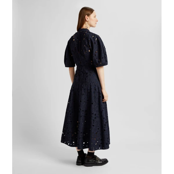 Erdem Short Sleeve Midi Shirt Dress - Dresses - British Romantic Luxury at Luxury Shoes 