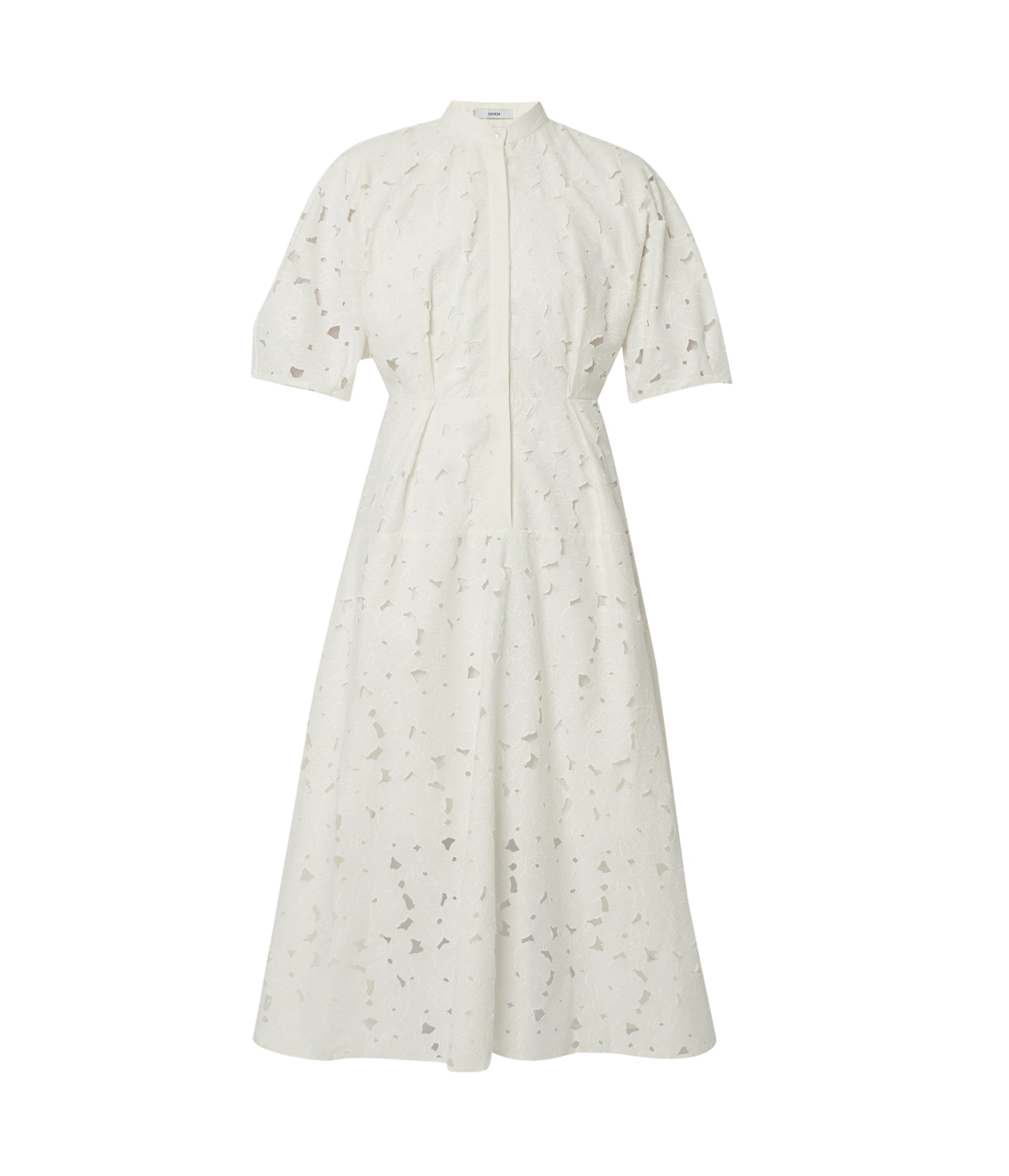 Erdem Short Sleeve Midi Shirt Dress - Dresses - British Romantic Luxury at Luxury Shoes 