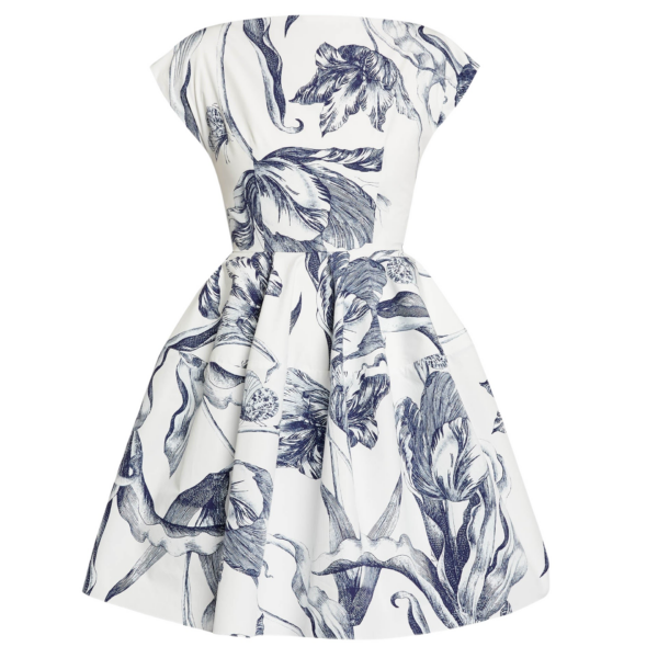 Erdem Short Sleeve Mini Dress