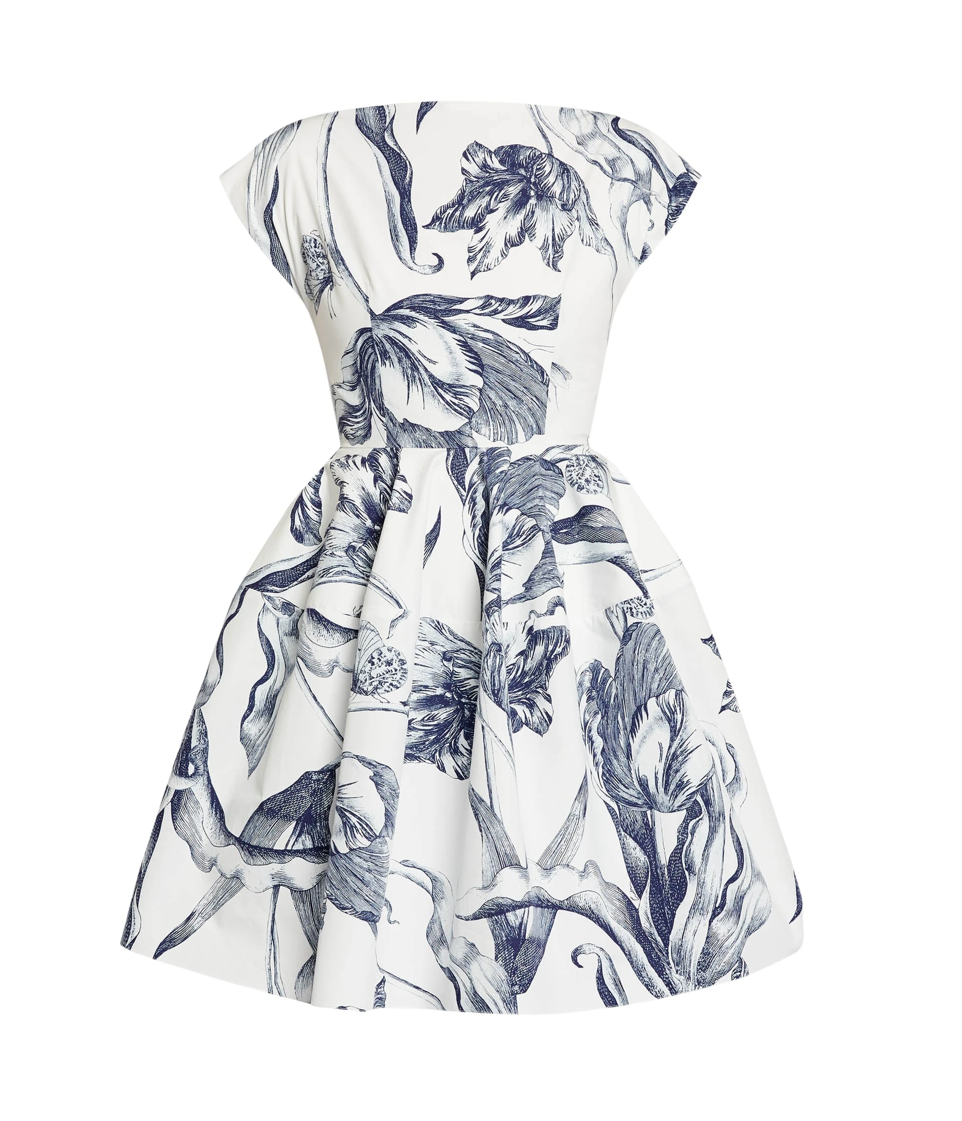 Erdem-Short-Sleeve-Mini-Dress-coveti-214630_nobg Erdem Short Sleeve Mini Dress - Dresses - British Romantic Luxury at Luxury Shoes