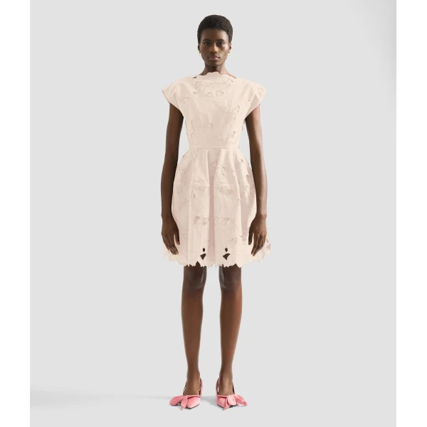 Erdem Short Sleeve Mini Dress - Dresses - British Romantic Luxury at Luxury Shoes 