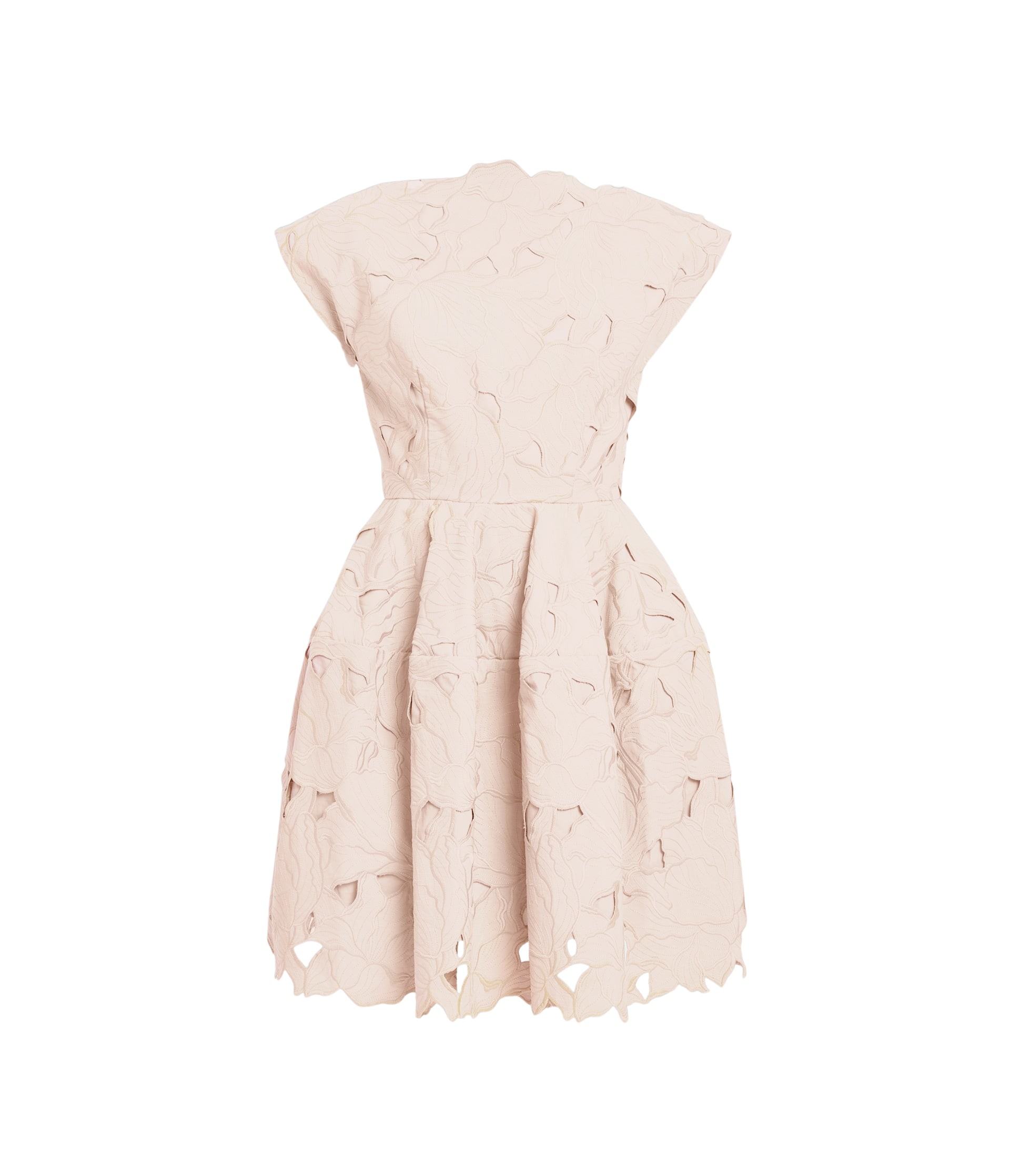 Erdem Short Sleeve Mini Dress - Dresses - British Romantic Luxury at Luxury Shoes 