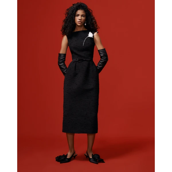 Erdem Sleeveless Midi Pencil Dress - Dresses - British Romantic Luxury at Luxury Shoes 