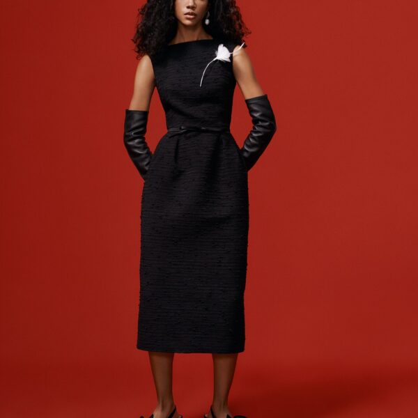 Erdem Sleeveless Midi Pencil Dress, view 6