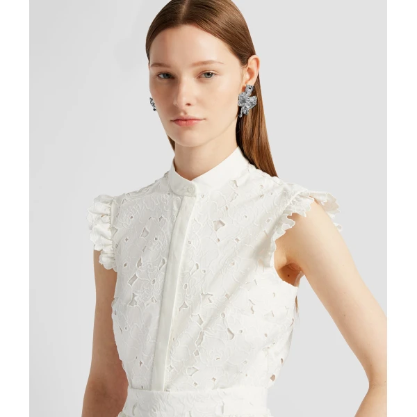 Erdem Sleeveless Top - Tops - British Romantic Luxury at Luxury Shoes 