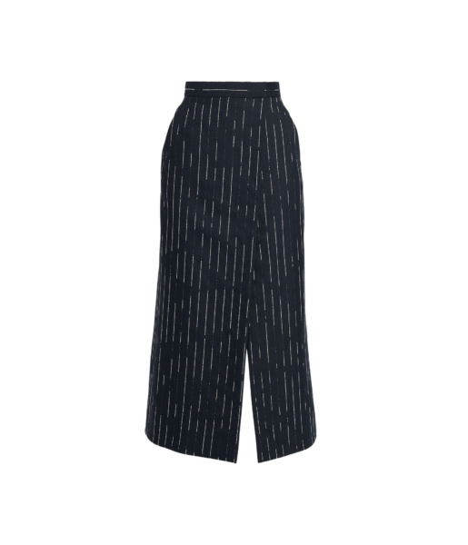 Erdem Stripe Tailoring Midi Pencil Skirt - Skirts - British Romantic Luxury at Luxury Shoes 