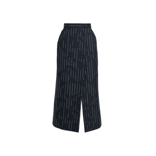 Erdem Stripe Tailoring Midi Pencil Skirt - Skirts - British Romantic Luxury at Luxury Shoes 