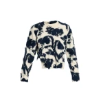 Erdem Textured Floral Knit Jumper - Knitwear - British Romantic Luxury at Luxury Shoes 