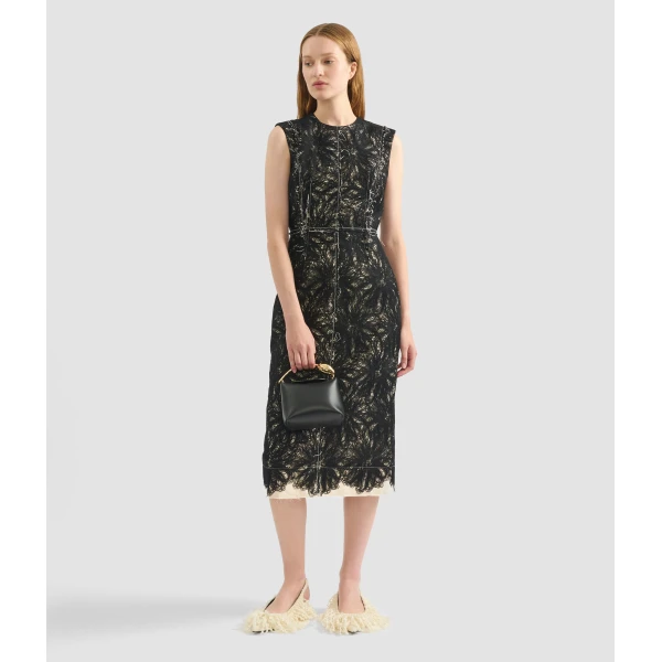 Erdem Thread Lace Sleeveless Midi Dress - Dresses - British Romantic Luxury at Luxury Shoes 