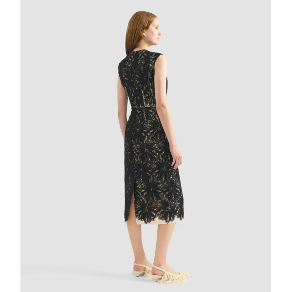 Erdem Thread Lace Sleeveless Midi Dress - Dresses - British Romantic Luxury at Luxury Shoes 