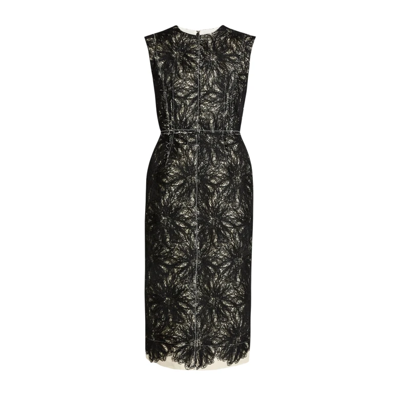 Erdem Thread Lace Sleeveless Midi Dress - Dresses - British Romantic Luxury at Luxury Shoes 