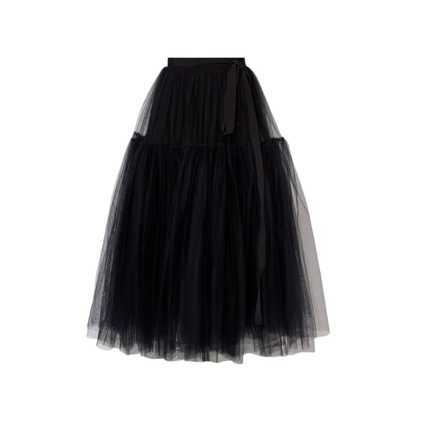 Erdem Tulle Full Midi Skirt - Skirts - British Romantic Luxury at Luxury Shoes 