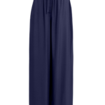Essentiel Antwerp Dark Blue Relaxed-Fit Trousers With Drawstring Hems - Essentiel Antwerp Pants - Colorful Belgian Design - Shop at Luxury Shoes 