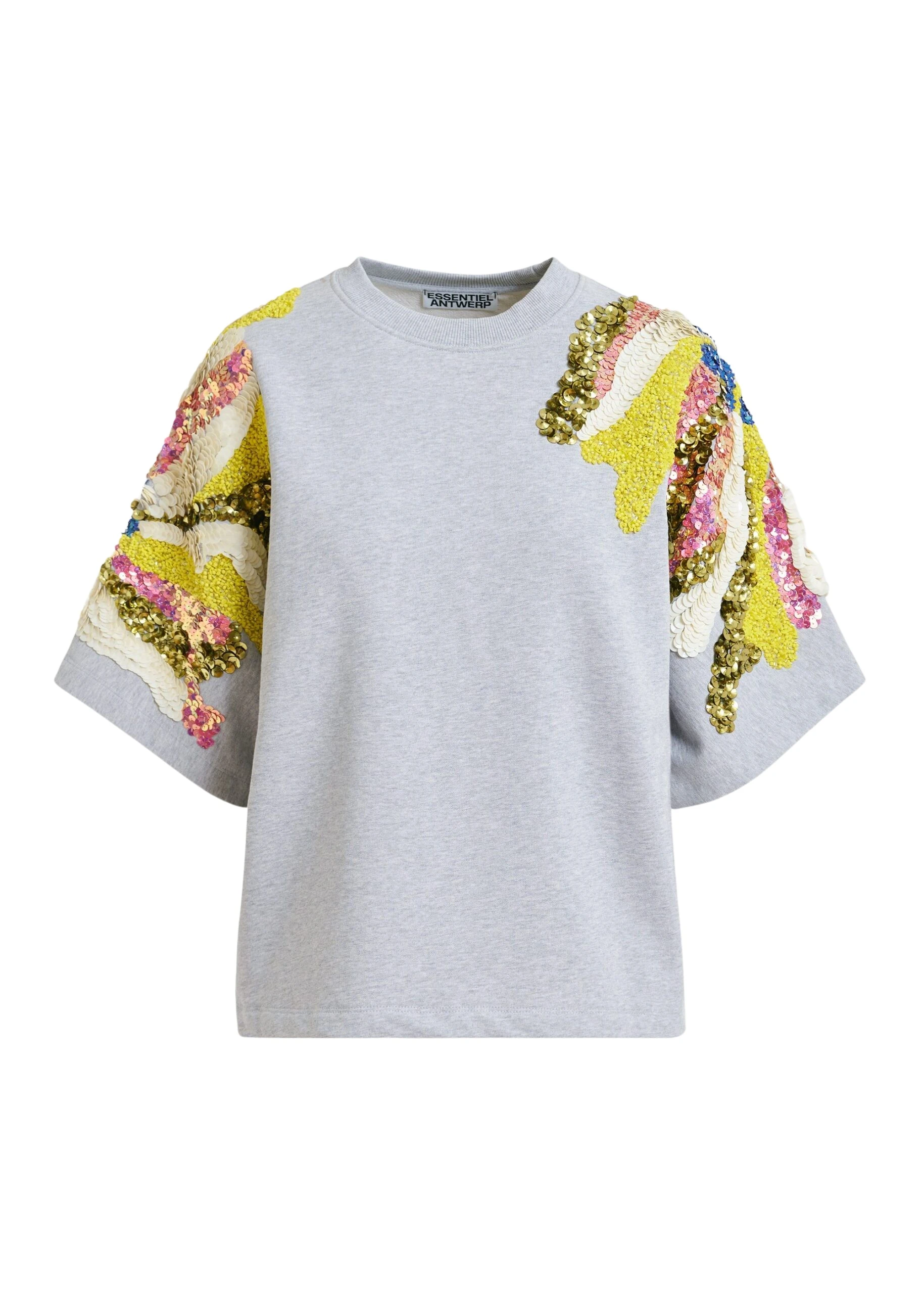 Essentiel-Antwerp-Grey-Cotton-Sweatshirt-With-Multicolor-Sequin-And-Bead-Embellishments-scaled60949_nobg Essentiel Antwerp Grey Cotton Sweatshirt With Multicolor Sequin And Bead Embellishments Knit