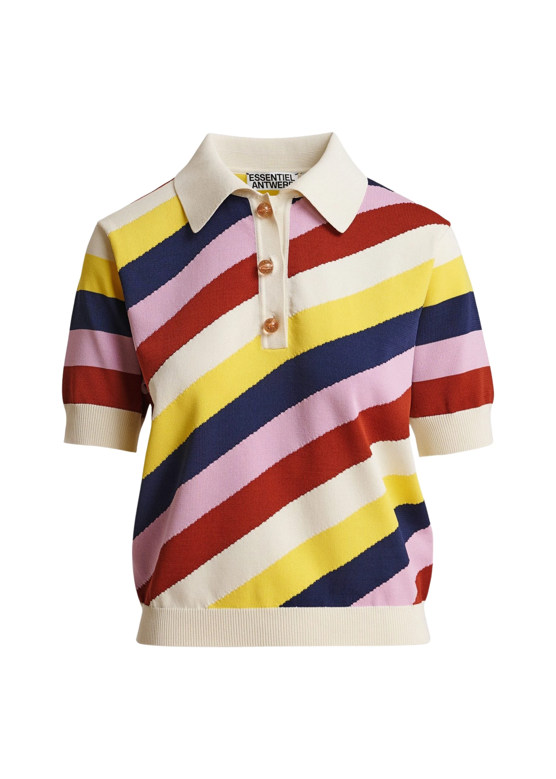 Essentiel-Antwerp-Off-White-And-Multicolor-Striped-Knit-Polo-With-Constrasting-Buttons-scaled60284_nobg Essentiel Antwerp Off-White And Multicolor Striped Knit Polo With Constrasting Buttons