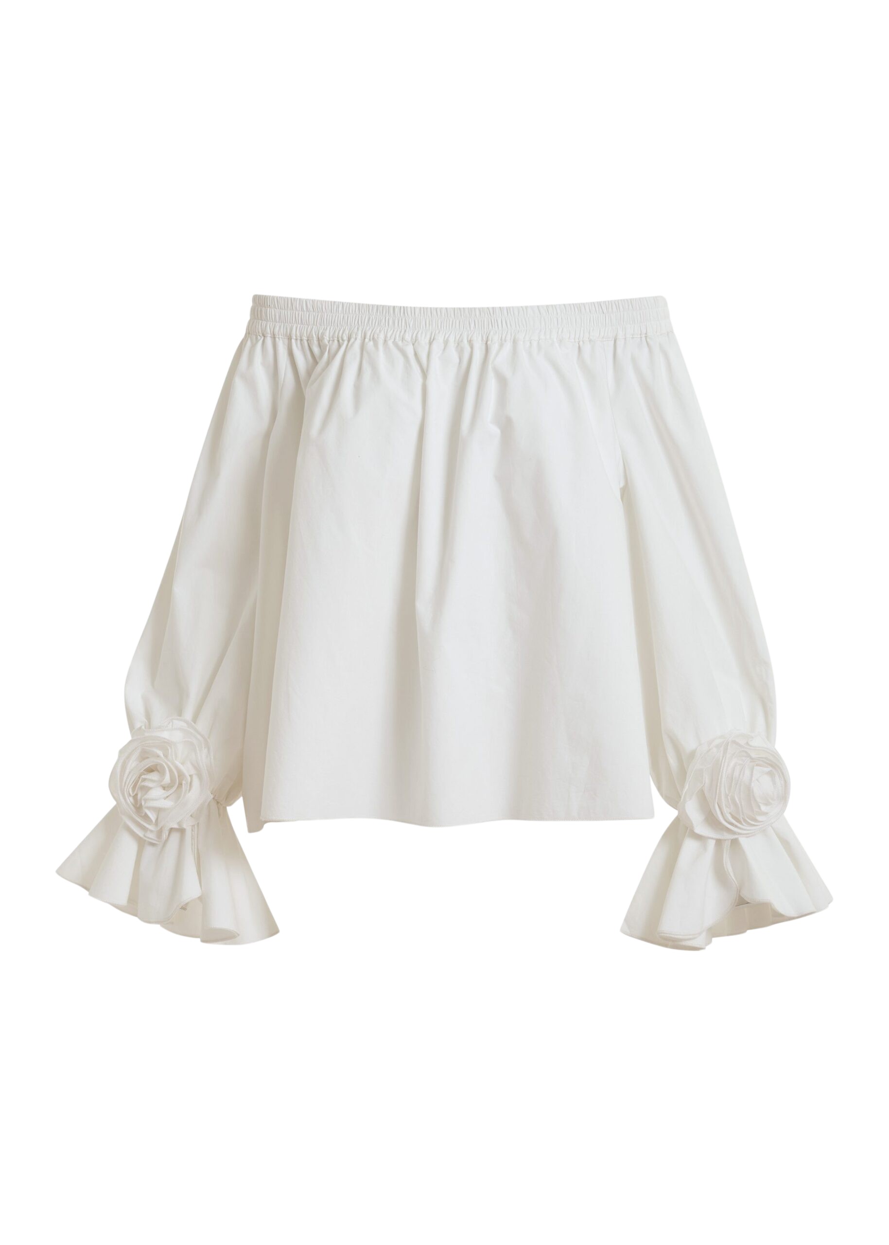 Essentiel-Antwerp-Off-White-Strapless-Cotton-Top-With-Rosette-Details-scaled94251_nobg Essentiel Antwerp Off-White Strapless Cotton Top With Rosette Details - Essentiel Antwerp Tops - Colorful Belgian Design - Shop at Luxury Shoes